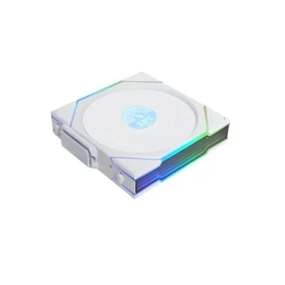 Lian Li UNI FAN TL Wireless LCD Reverse Blade 120mm ARGB Case Fans with 1.6” LCD Screen (3 Pack) - White
